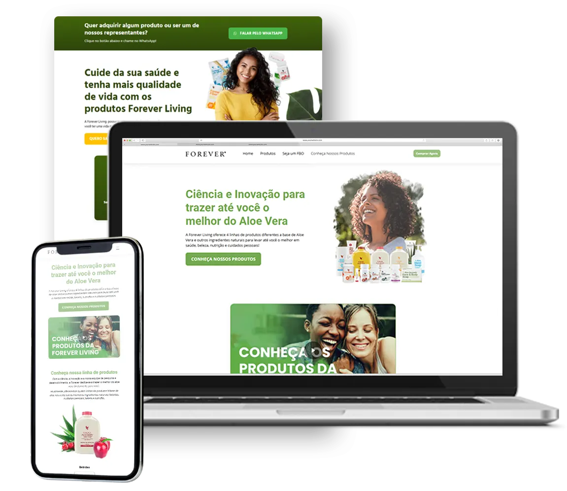 Sites Prontos para Forever Living