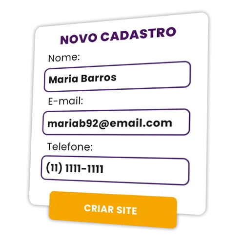 Preencha seus dados